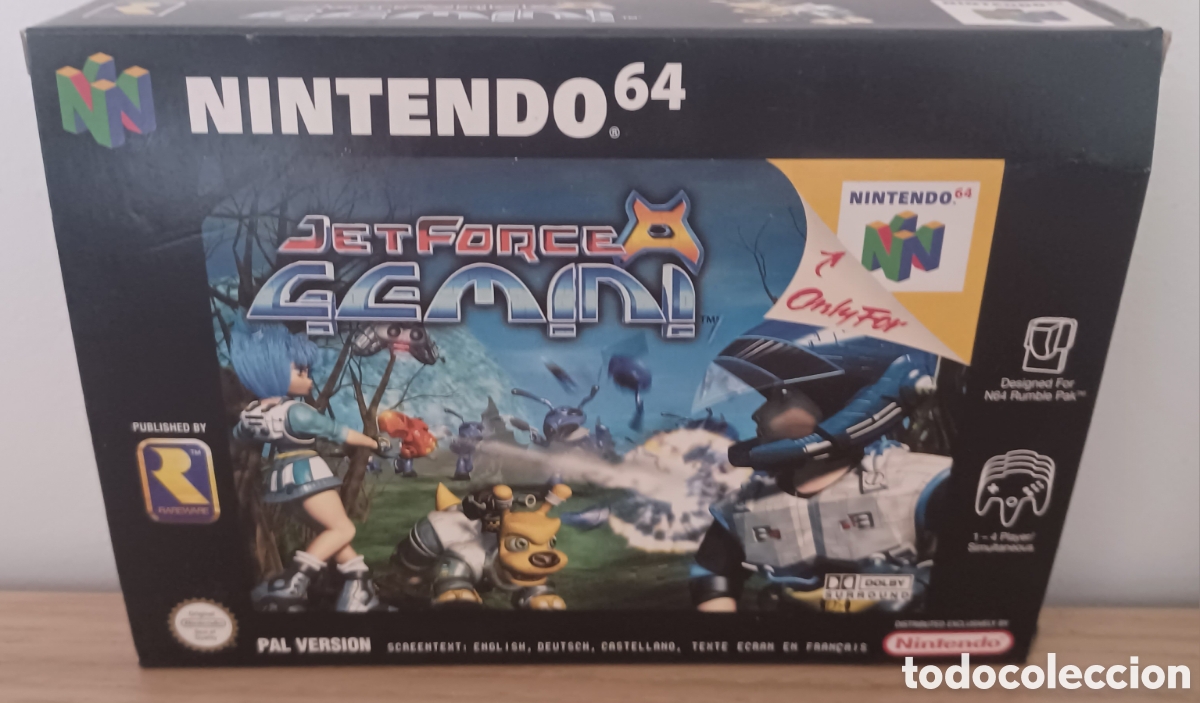 Videojuegos y Consolas: JUEGO JET FORCE GEMINI NINTENDO 64. VERSION PAL. COMPLETO (INSTRUCCIONES, CAJA INTERIOR).
