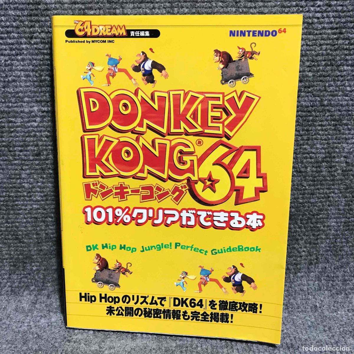 Videojuegos y Consolas: GUIA NINTENDO 64 DONKEY KONG 64 101% CLEAR GA DEKIRU HON GUIDE