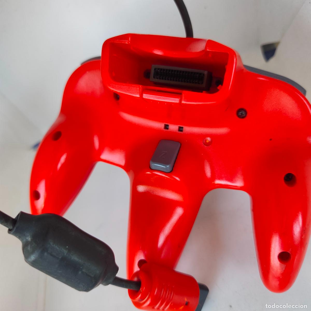 Videojuegos y consolas: NINTENDO 64 N64 CONTROLLER JOYSTICK MANDO ROJO - Foto 4