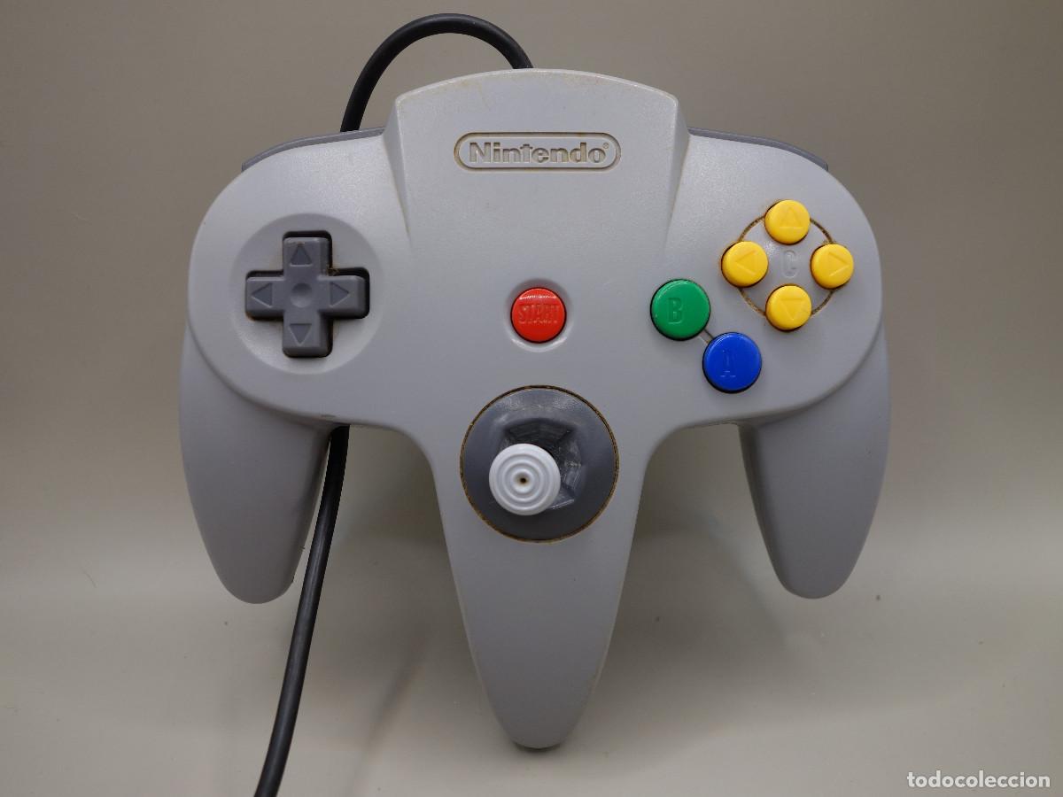 Videojuegos y consolas: MANDO GRIS ORIGINAL DE NINTENDO 64 - Foto 1