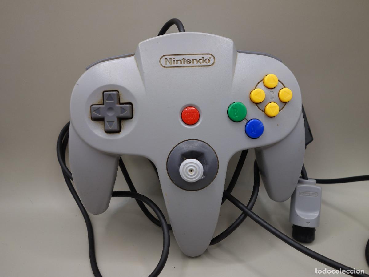 Videojuegos y consolas: MANDO GRIS ORIGINAL DE NINTENDO 64 - Foto 1