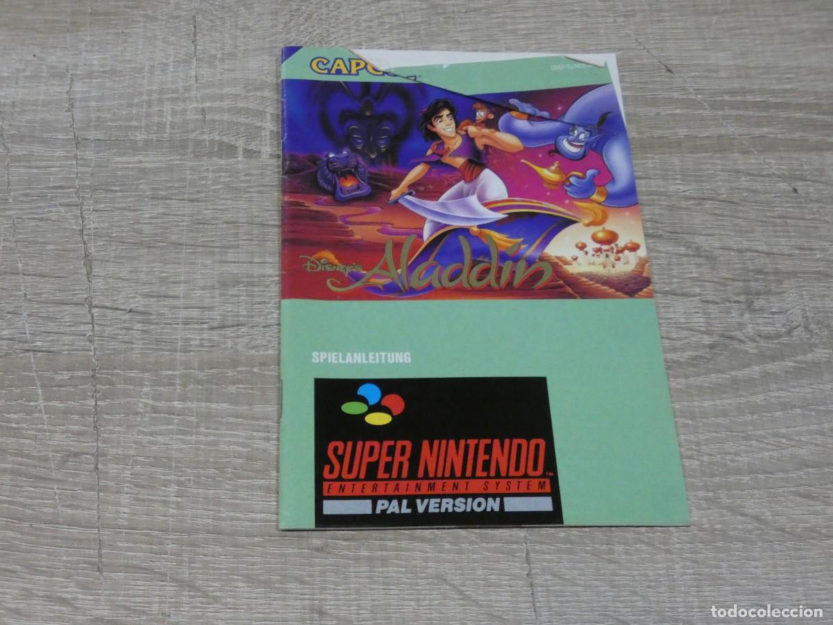 Videojuegos y consolas: ARKANSAS1980 VIDEOJUEGOS manual aleman Aladdin super nes