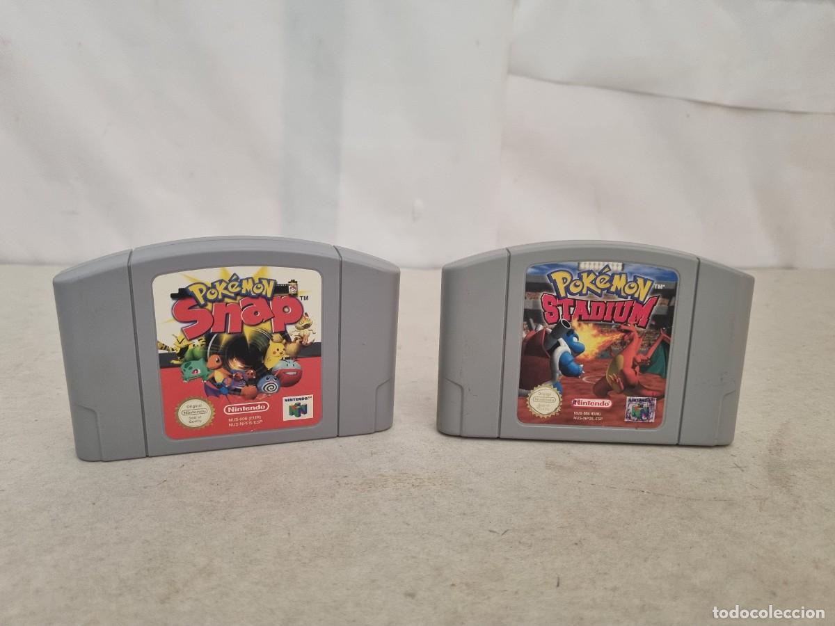 Videojogos e Consolas: Lote de 2 Cartucho para Nintendo 64 Pokemon Snap y Pokemon Stadium