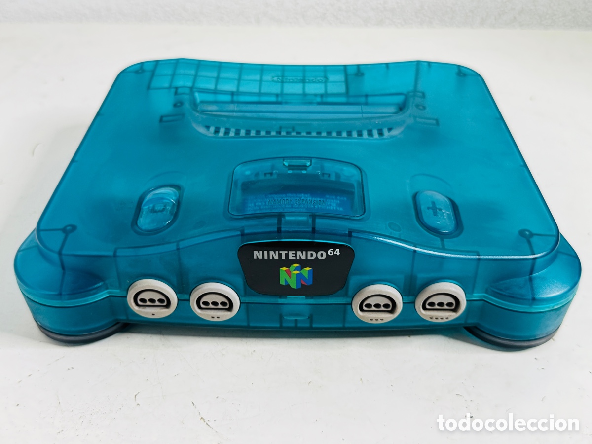 Videojuegos y consolas: Nintendo 64 en su edici&oacute;n Funtastic Series color Ice Blue
