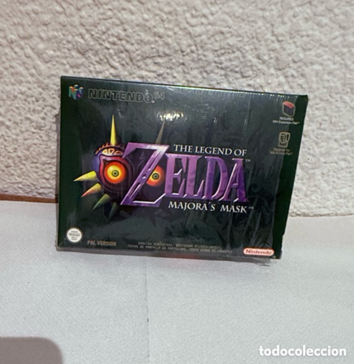 Videojuegos y consolas: The Legend of Zelda Majora&rsquo;s Mask Nintendo 64 &ndash; Caja y manual original