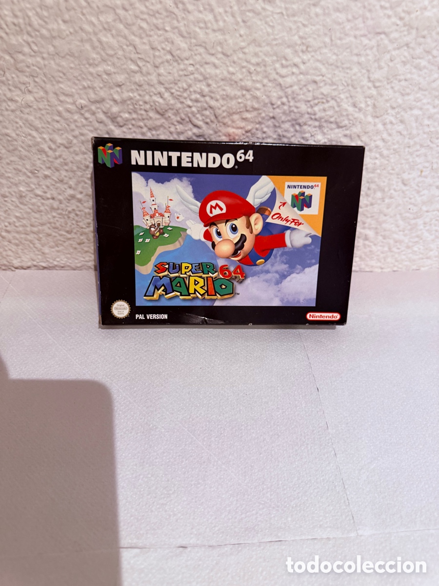 Videojuegos y consolas: Super Mario 64 Nintendo 64 &ndash; Caja y manual original&ntilde;