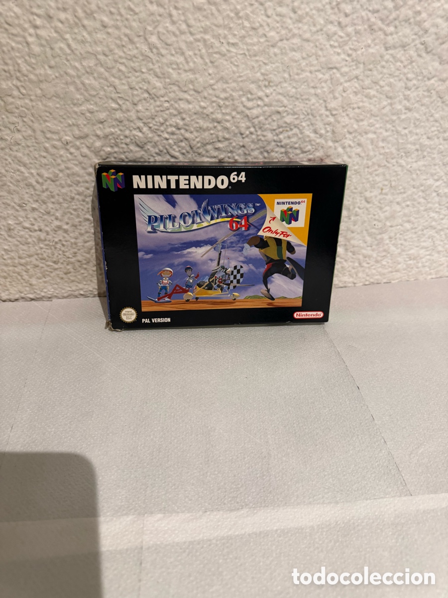 Videojuegos y consolas: Nintendo 64 Pilotwings 64 PAL Espa&ntilde;a &ndash; Solo caja original con bandeja interior