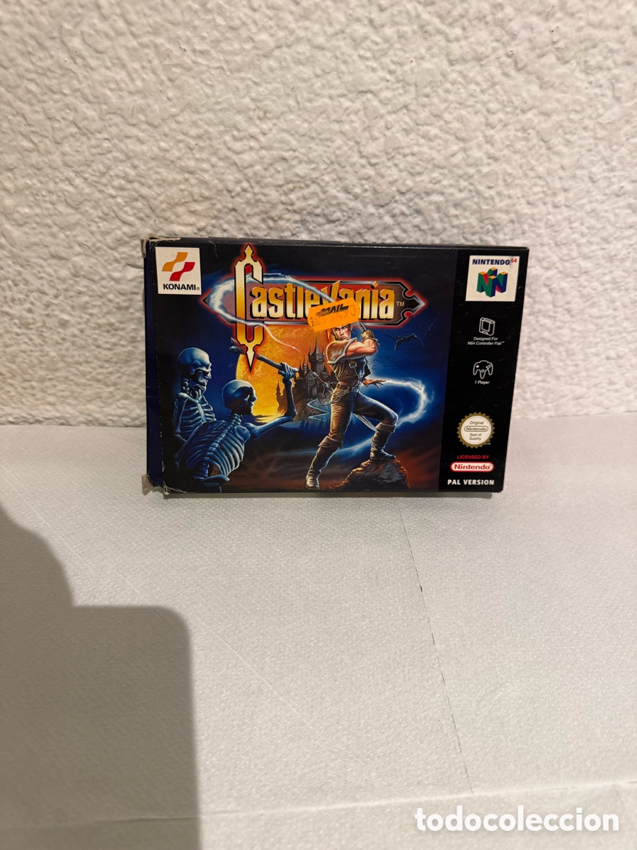 Videojuegos y consolas: Nintendo 64 Castlevania PAL Espa&ntilde;a &ndash; Caja, bandeja y folleto