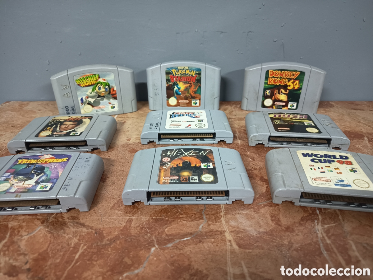 Videojuegos y consolas: NINTENDO 64 ANTIGUOS JUEGOS DONKEY KONG, POKEMON