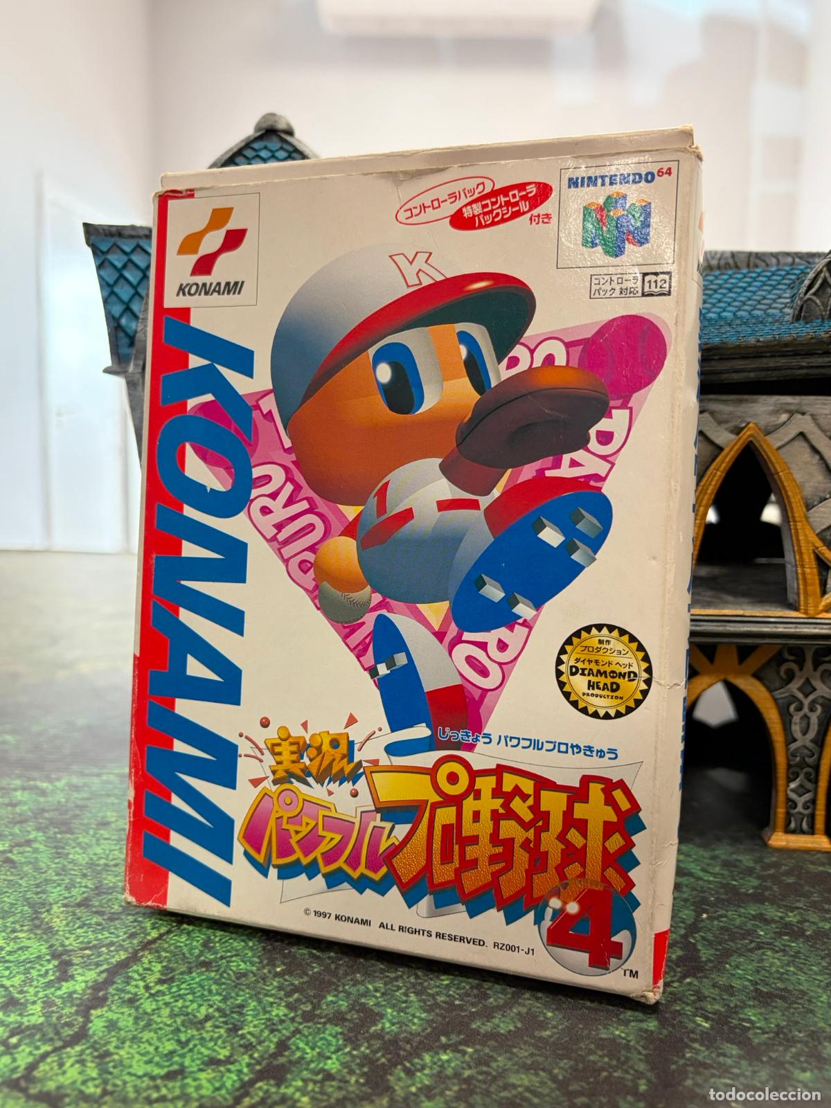 Videojuegos y consolas: Jikkyou Powerful Pro Yakyuu 4 - NIntendo 64 n64 - JAP NTSC - Completo