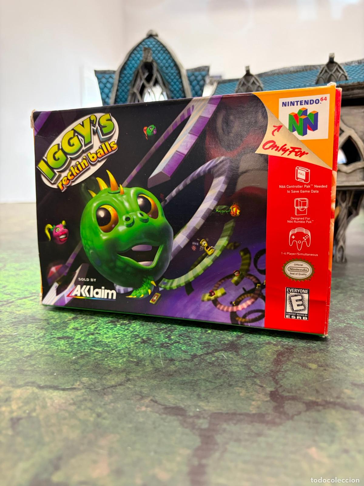Videojuegos y consolas: Iggy's Reckin' balls - NIntendo 64 n64 - USA NTSC - Completo