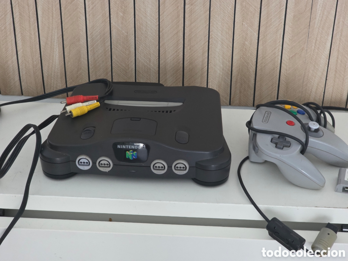 Videojuegos y consolas: Nintendo 64 N64 + Mando Original Completa Funcionando