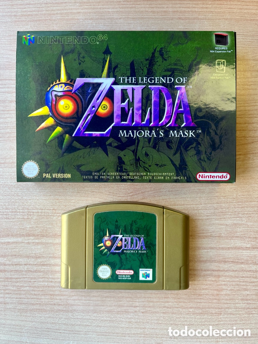 Videojuegos y consolas: Zelda Majora&rsquo;s Mask N64