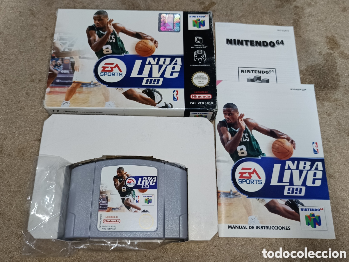 Videojuegos y consolas: NINTENDO 64 NBA LIVE 99 PAL ESP COMPLETO