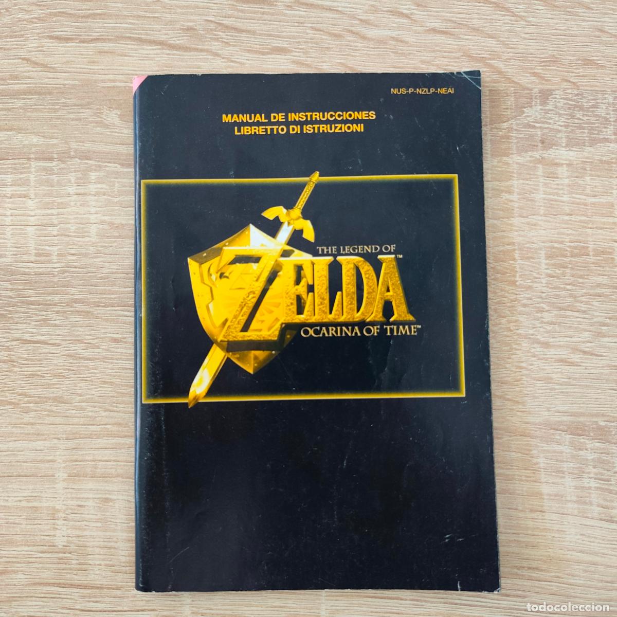 Videojuegos y consolas: NINTENDO 64 : ANTIGUO MANUAL DE INSTRUCCIONES THE LEGEND OF ZELDA OCARINA OF TIME A&Ntilde;OS 90