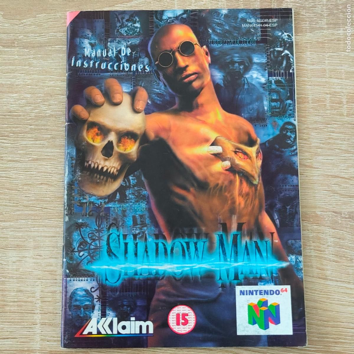 Videojuegos y consolas: Shadowman Shadow Man - Nintendo 64 N64 - MANUAL INSTRUCCIONES ESPA&Ntilde;OL