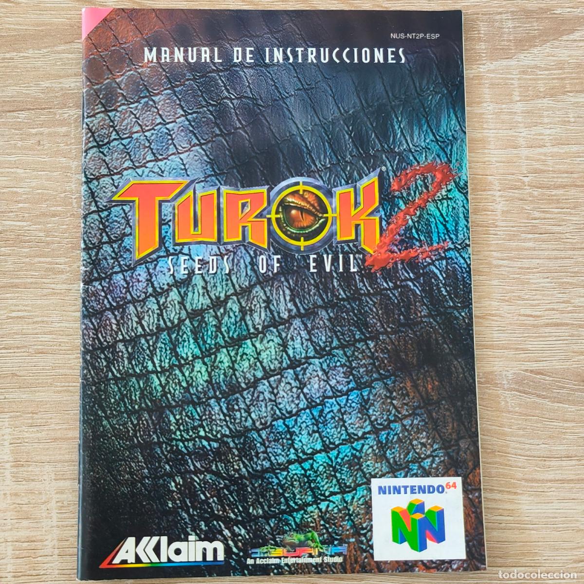 Videojuegos y consolas: MANUAL DE INSTRUCCIONES NINTENDO 64 TUROK 2
