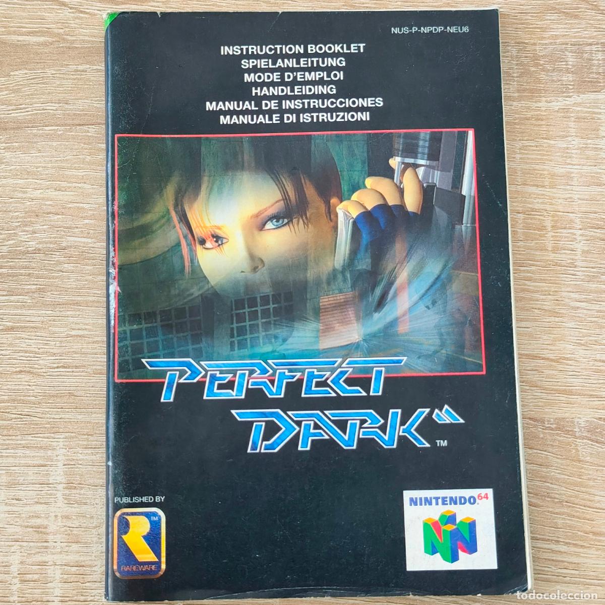 Videojuegos y consolas: Perfect Dark | Nintendo 64 PAL n64 manual de instrucciones
