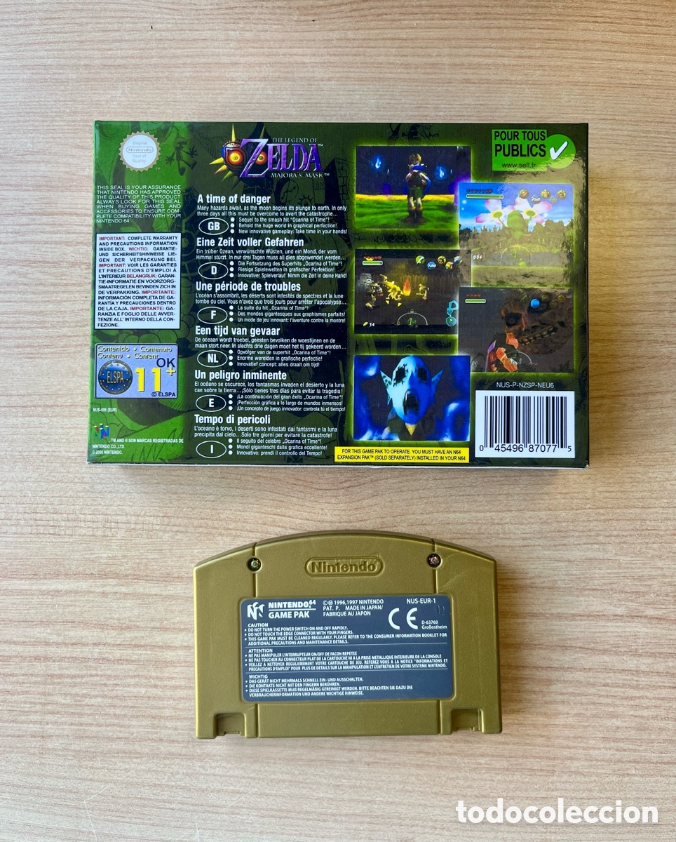 Videojuegos y consolas: Zelda Majora&rsquo;s Mask N64 - Foto 2