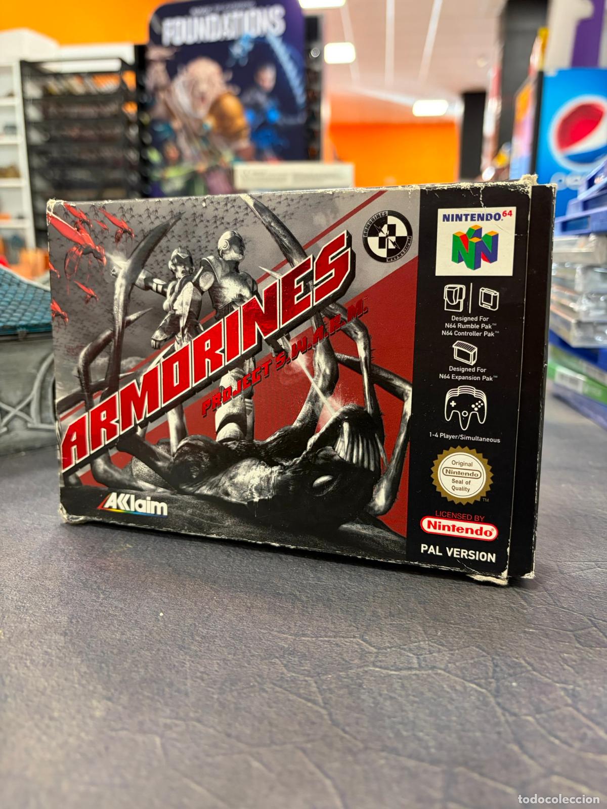 Videojuegos y consolas: Armorines - Nintendo 64 - PAL UK Completo