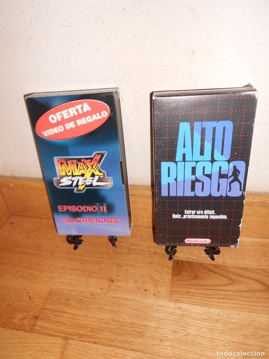 Videospiele und Konsolen: ALTO RIESGO + MAX STEEL - 2 CINTAS VHS PROMOCIONALES - DISPONGO de mas VIDEO JUEGOS - 1&euro;y+