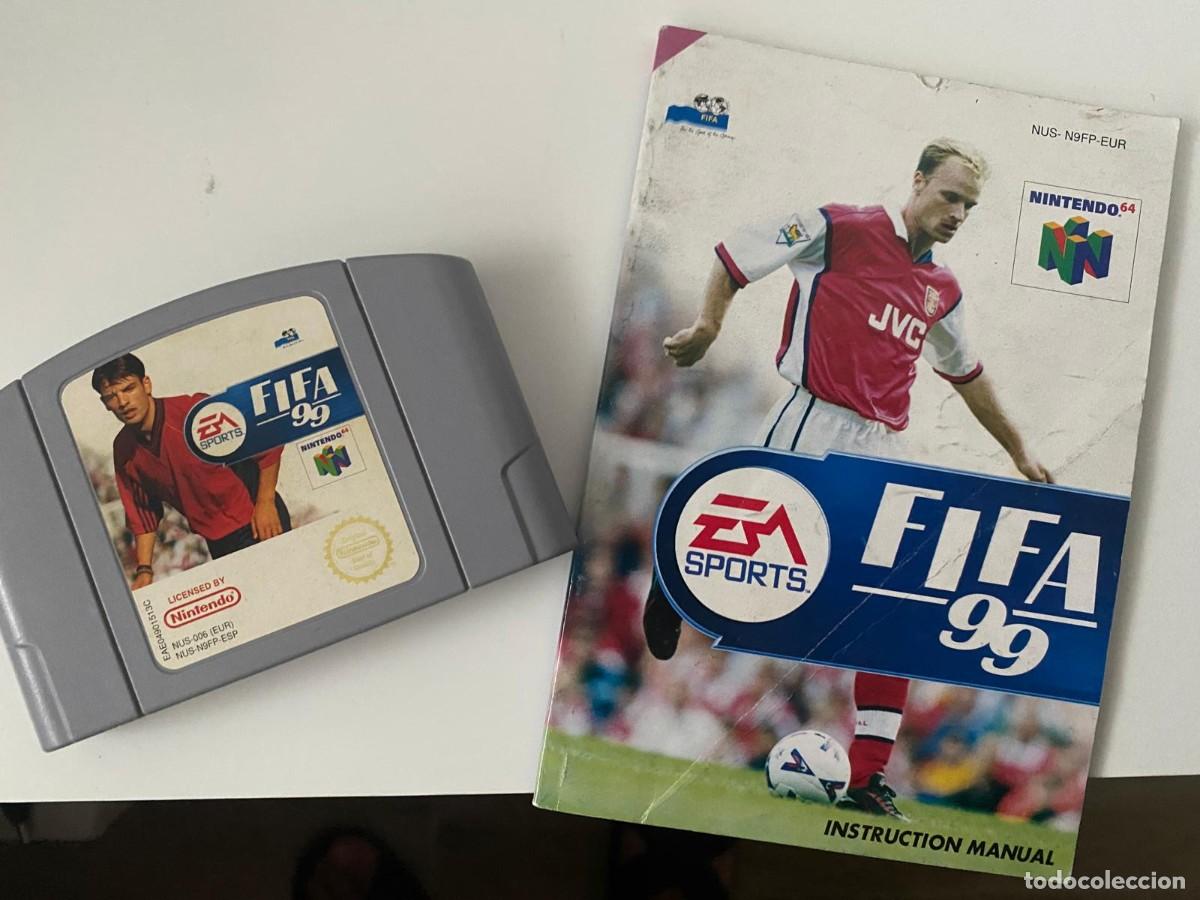 Videospiele und Konsolen: Videojuego y manual FIFA 99 Nintendo 64 N64 EA Sports