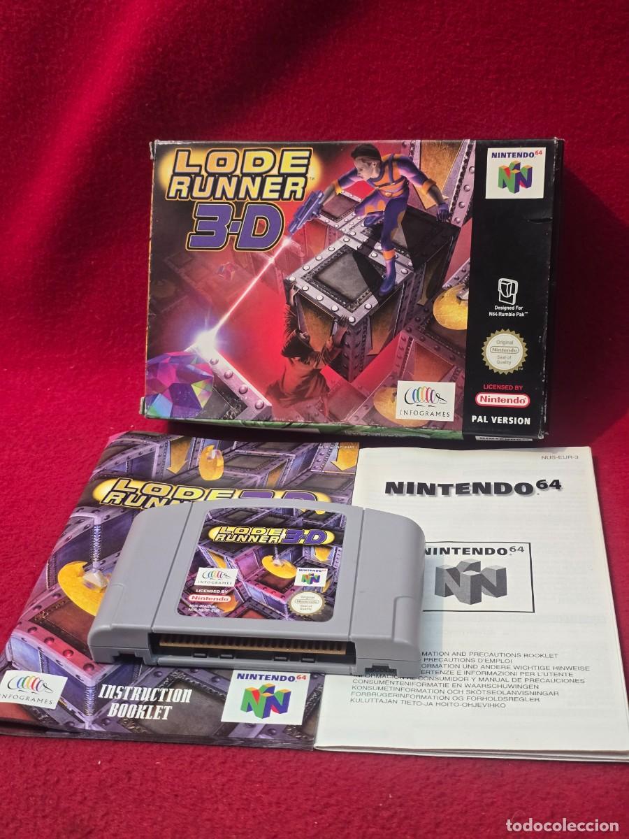 Videojuegos y consolas: JUEGO DE NINTENDO 64 : LODE RUNNER 3-D