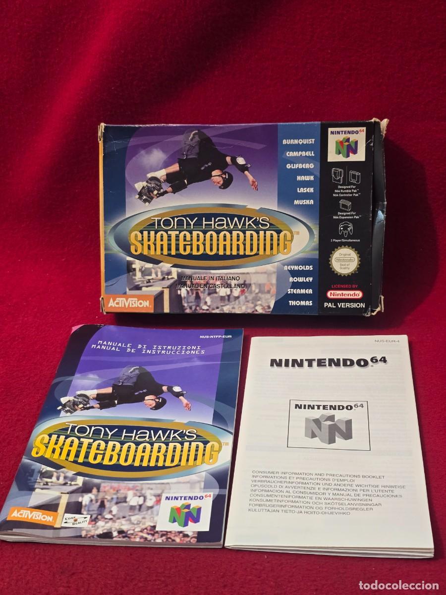 Videojuegos y consolas: CAJA VACIA CON INSTRUCCIONES JUEGO DE NINTENDO 64 : TONY HAWK'S SKATEBOARDING