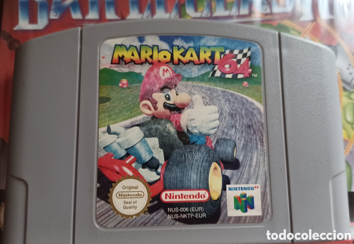 Videojuegos y consolas: JUEGO MARIO KART 64 VERSI&Oacute;N PAL PARA NINTENDO 64