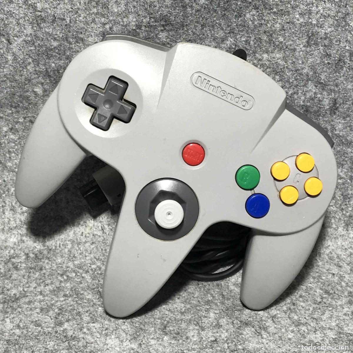 Videojuegos y consolas: CONTROLLER OFICIAL GRIS NINTENDO 64 - Foto 1