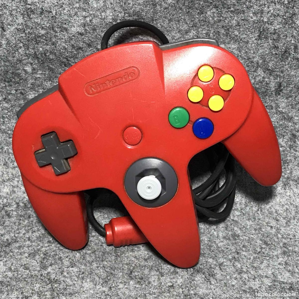 Videojuegos y consolas: CONTROLLER OFICIAL ROJO NINTENDO 64