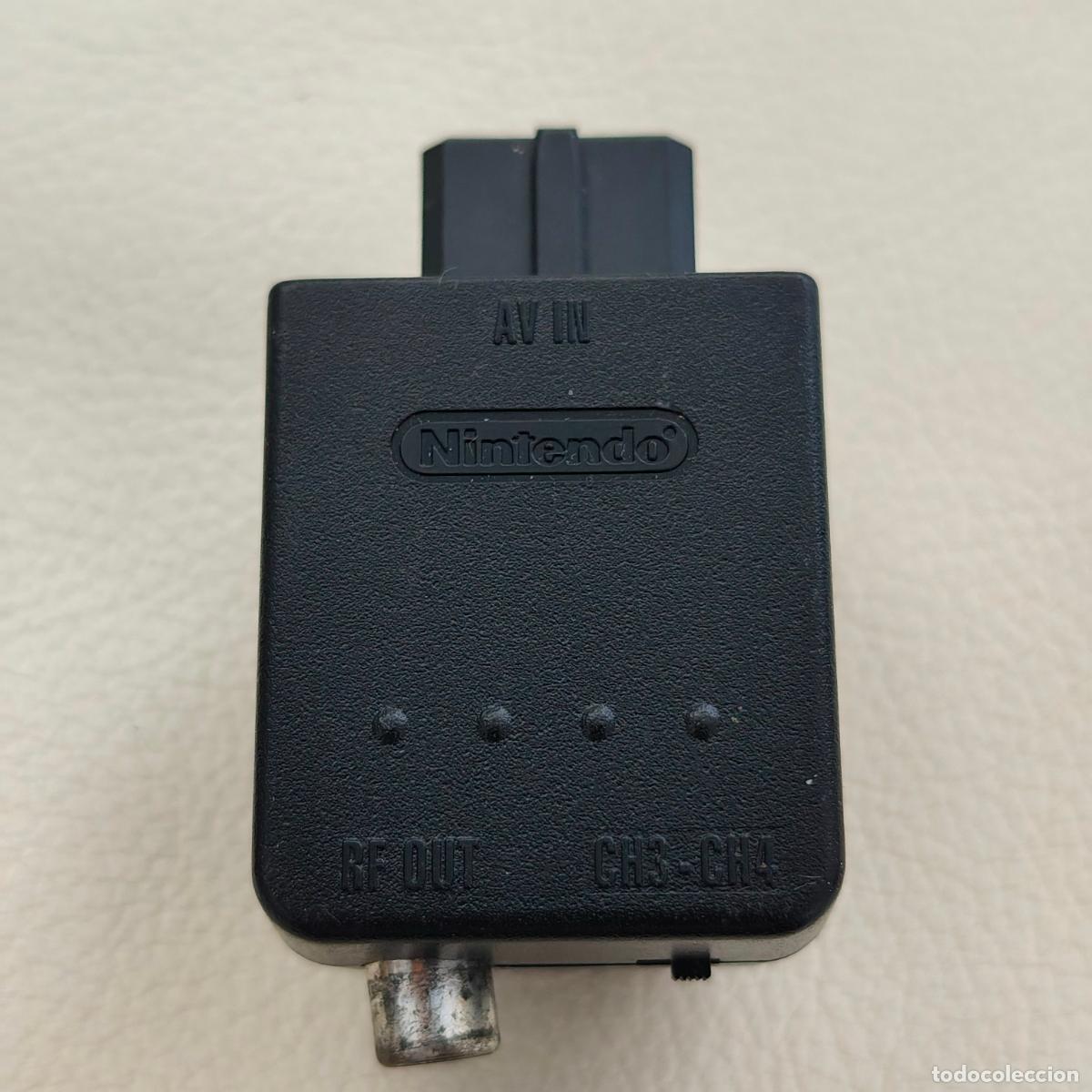 Videojuegos y consolas: Cable modulador RF oficial Nintendo (modelo NUS-003), compatible consola Nintendo 64, GAME CUBE