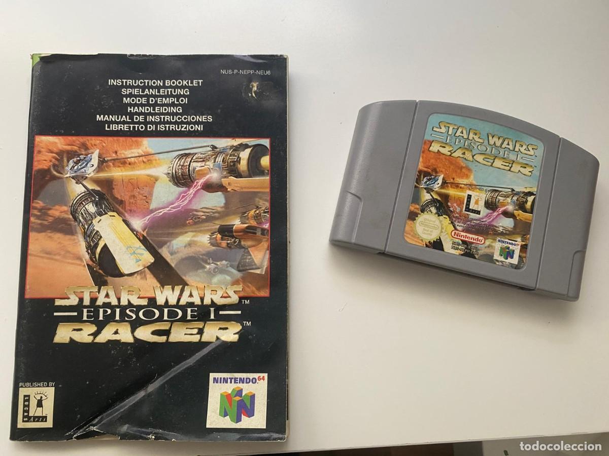 Videojuegos y consolas: Videojuego cartucho y manual Star Wars Episodio 1 Racer N64 Nintendo 64