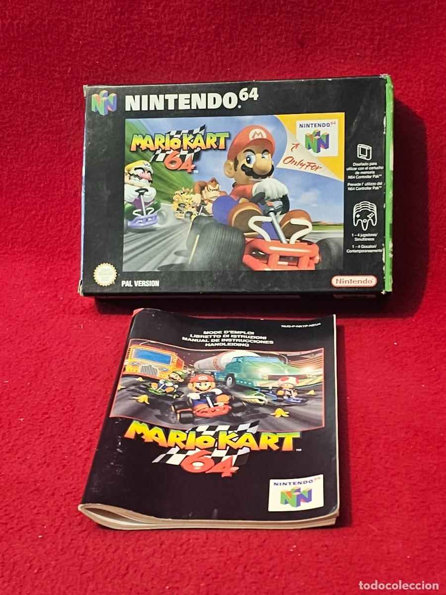 Videojuegos y consolas: CAJA VACIA CON INSTRUCCIONES JUEGO NINTENDO 64 : MARIO KART 64