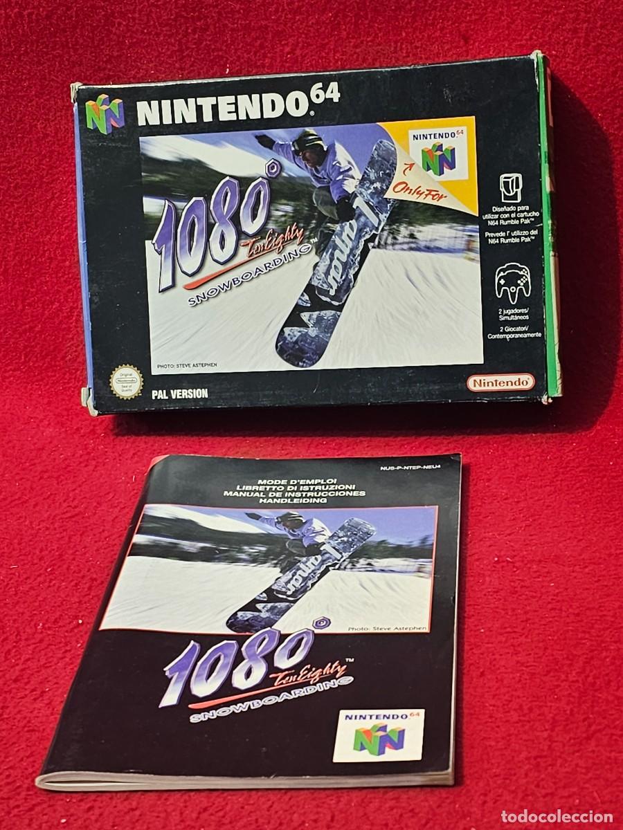 Videojuegos y consolas: CAJA VACIA CON MANUAL JUEGO NINTENDO 64 : 1080 SNOWBOARDING