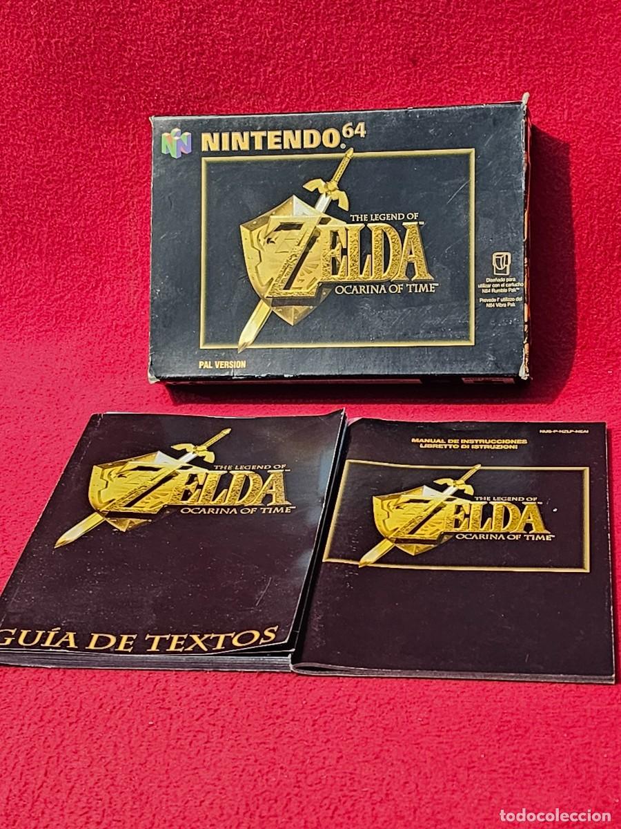 Videojuegos y consolas: CAJA VACIA CON MANUALES JUEGO NINTENDO 64 : ZELDA