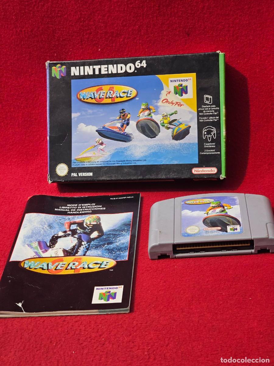 Videojuegos y consolas: JUEGO NINTENDO 64 : WAVE RACE - Foto 1