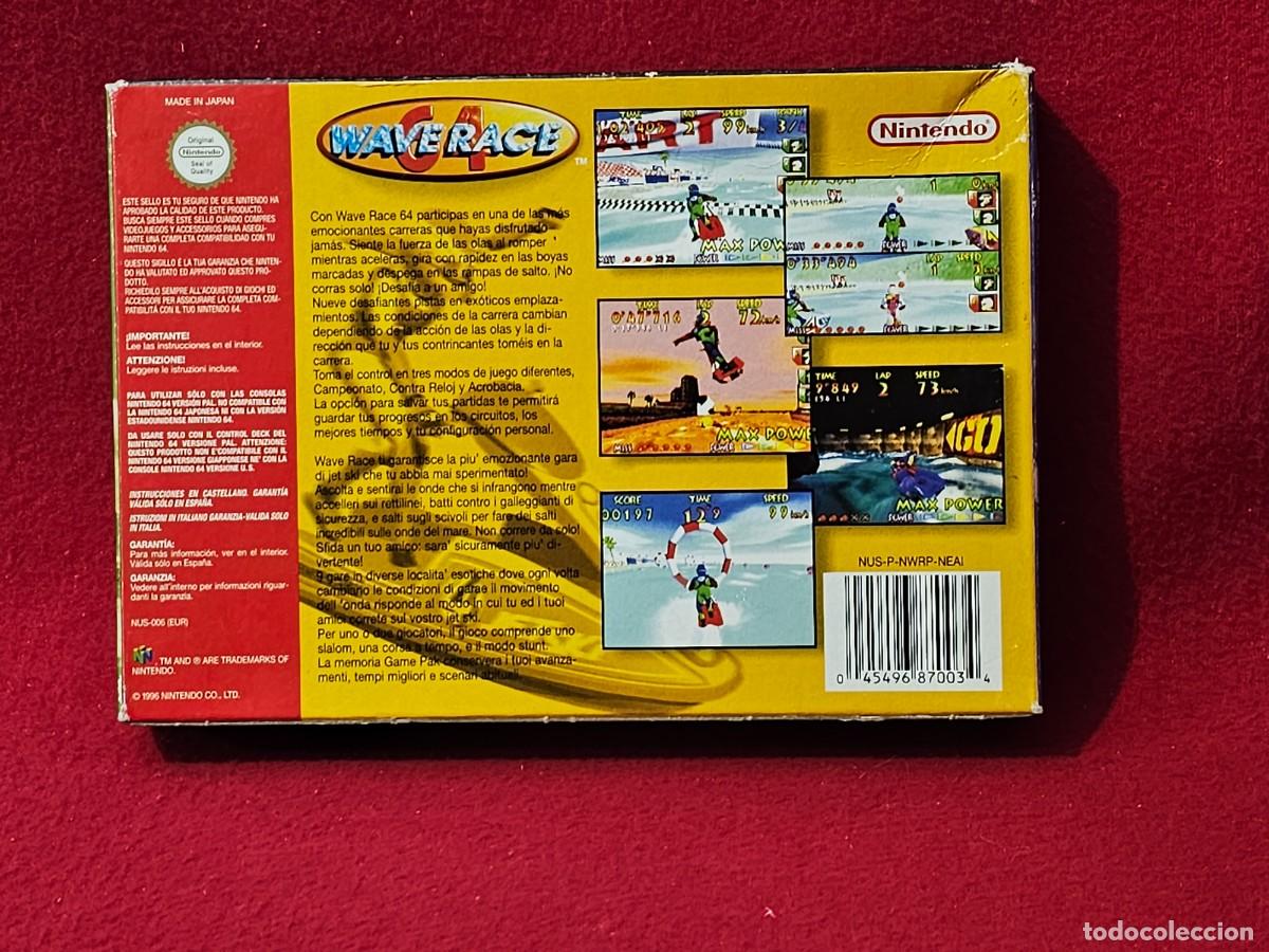 Videojuegos y consolas: JUEGO NINTENDO 64 : WAVE RACE - Foto 4