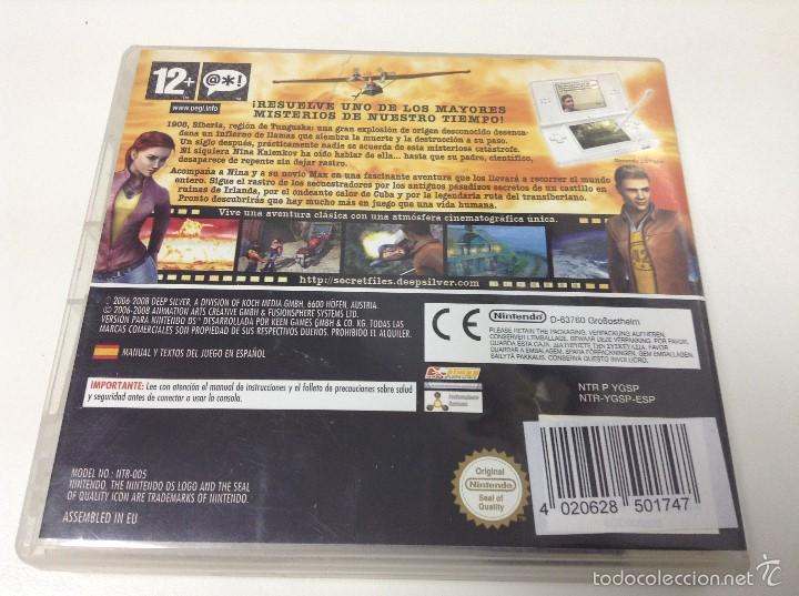Videojuegos y consolas: SECRET FILES TUNGUSKA - Foto 2