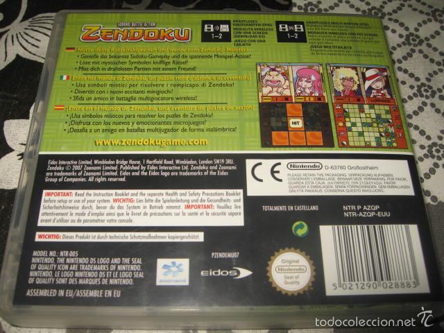 Videojuegos y consolas: ZENDOKU NINTENDO DS PAL ESPA&Ntilde;A - EIDOS - Foto 2