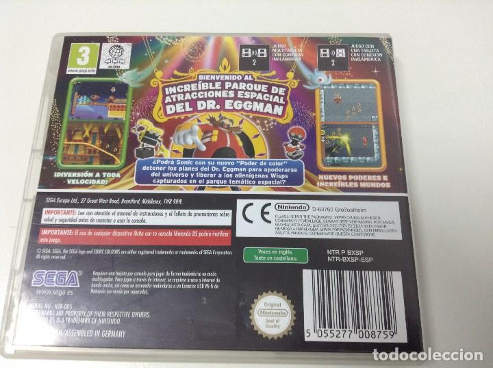Videojuegos y consolas: SONIC COLOURS Nintendo ds - Foto 2