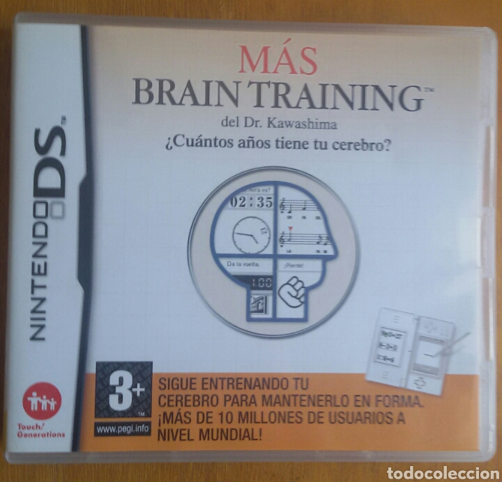 Videojuegos y consolas: M&Aacute;S BRAIN TRAINING del Dr Kawashima - Nintendo DS - Foto 1