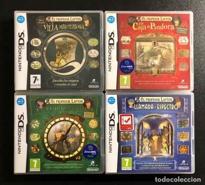 pack saga profesor layton ds / nds completo!!! - Buy Video games