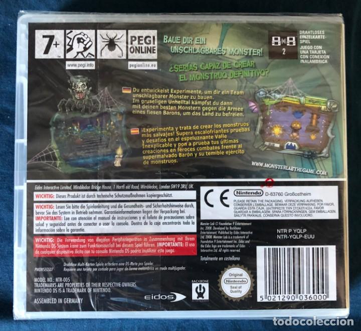 Videojuegos y consolas: Monster Lab DS / NDS PRECINTADO!!! - Foto 2