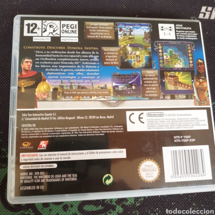 Videojuegos y consolas: SID MEIERS CIVILIZATION REVOLUTION (PAL ESPA&Ntilde;A, COMPLETO) - Foto 2