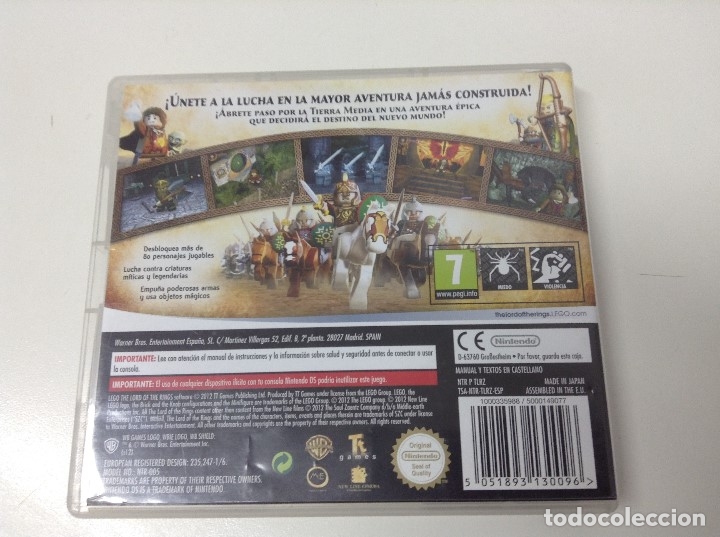 Videojuegos y consolas: LEGO SE&Ntilde;OR DE LOS ANILLOS - Foto 2