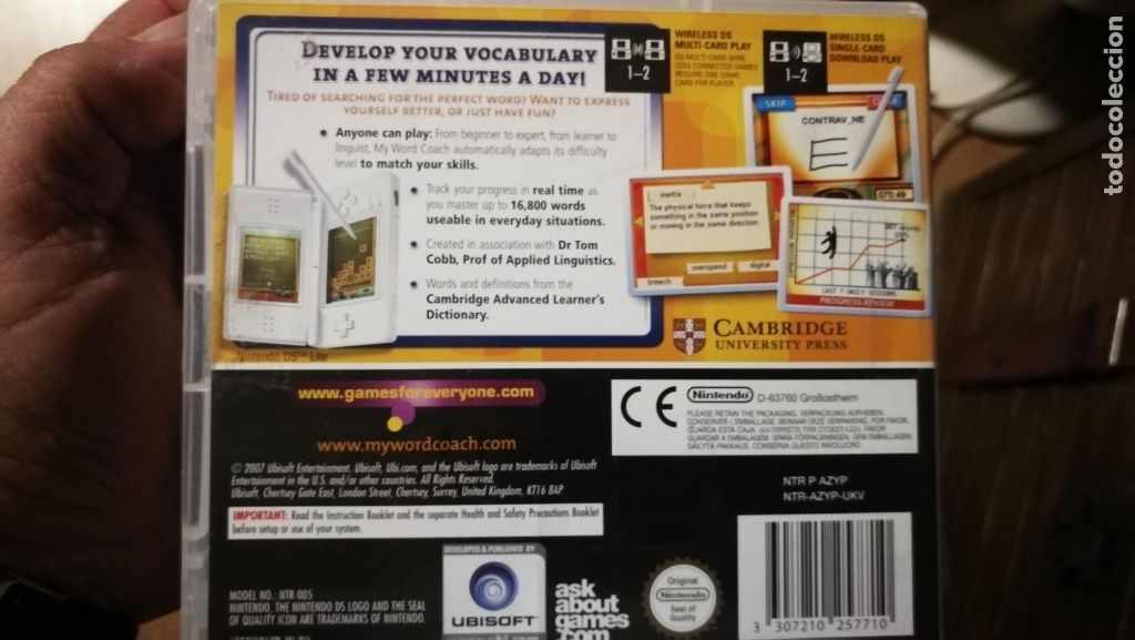 Videojuegos y consolas: NINTENDO DS MY WORD COACH - Foto 2