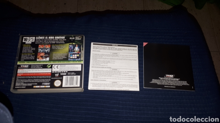 Videojuegos y consolas: SOLO CAJA SMACK DOWN VS RAW NINTENDO DS - Foto 2
