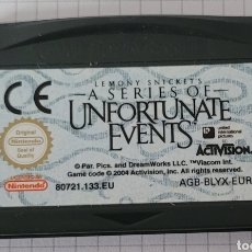 Videojuegos y Consolas: A SERIE OF UNFORTUNATE EVENTS GAMEBOY ADVANCED. Lote 273430873