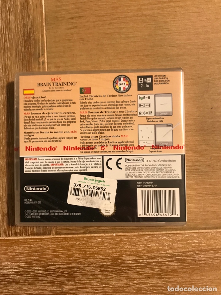 Videojuegos y consolas: M&aacute;s Brain Training Precintado - Foto 2